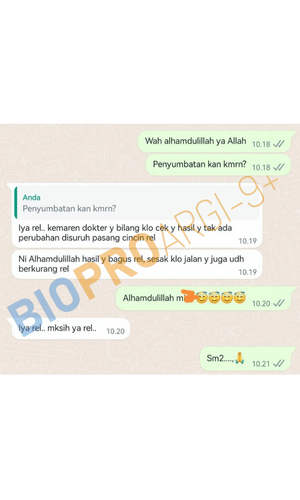 Testimoni BioProargi pengguna 2
