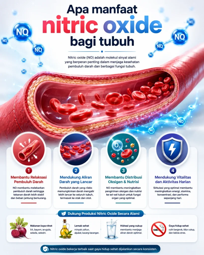 manfaat nitric oxide bagi tubuh